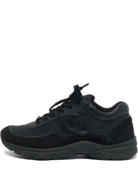 CHANEL Pre-Owned tenis con motivo Interlocking CC