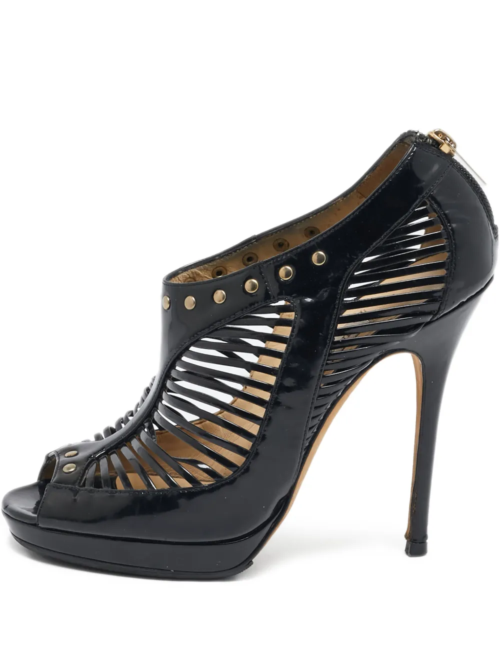 Jimmy Choo Pre-Owned 110mm leather heeled pumps | Black | Image 1