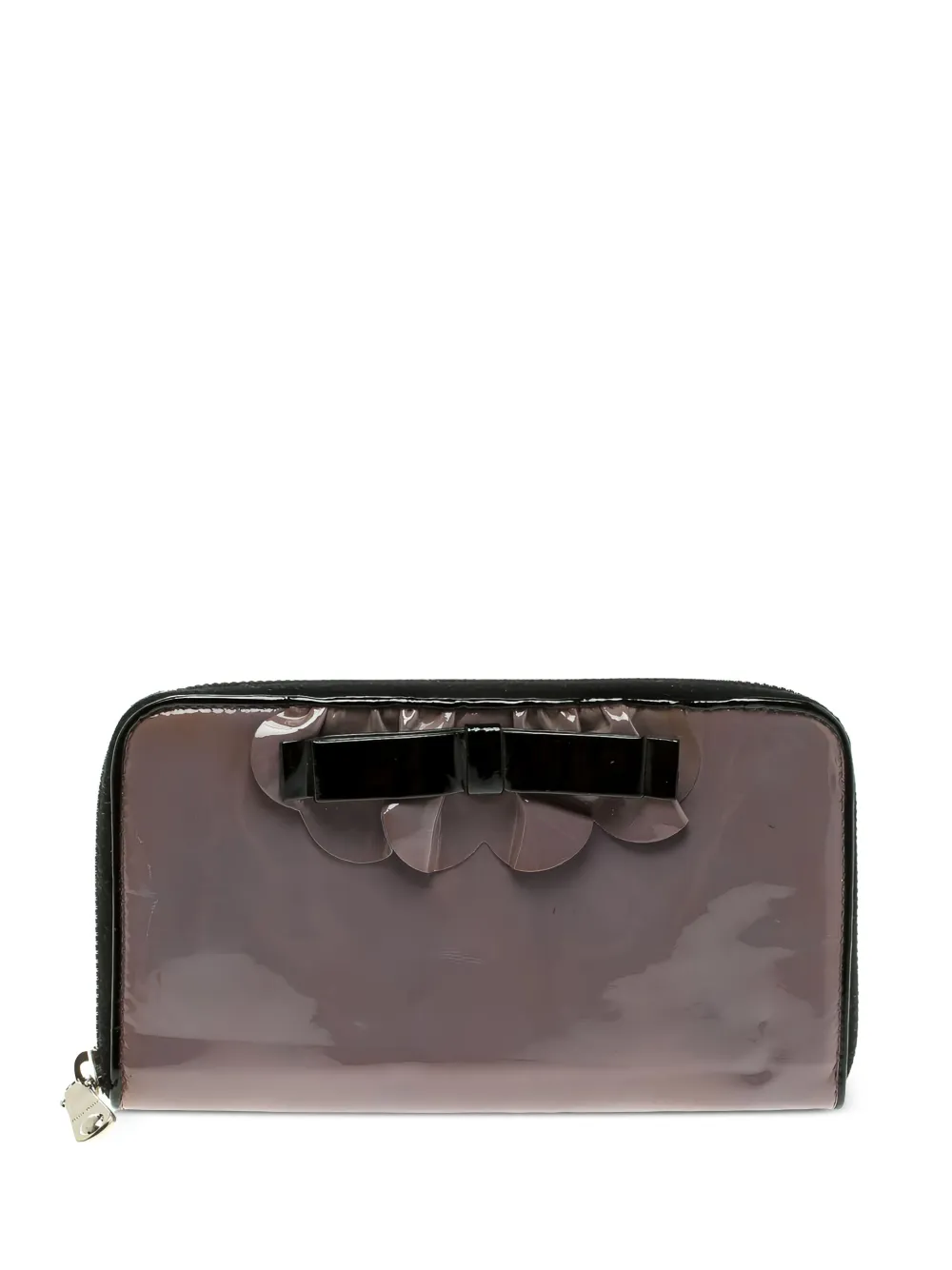 Miu Miu Pre-Owned cartera con compartimentos y cierre | morado | Image 1