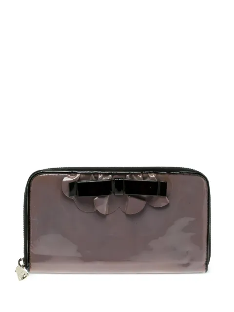 Miu Miu Pre-Owned cartera con compartimentos y cierre