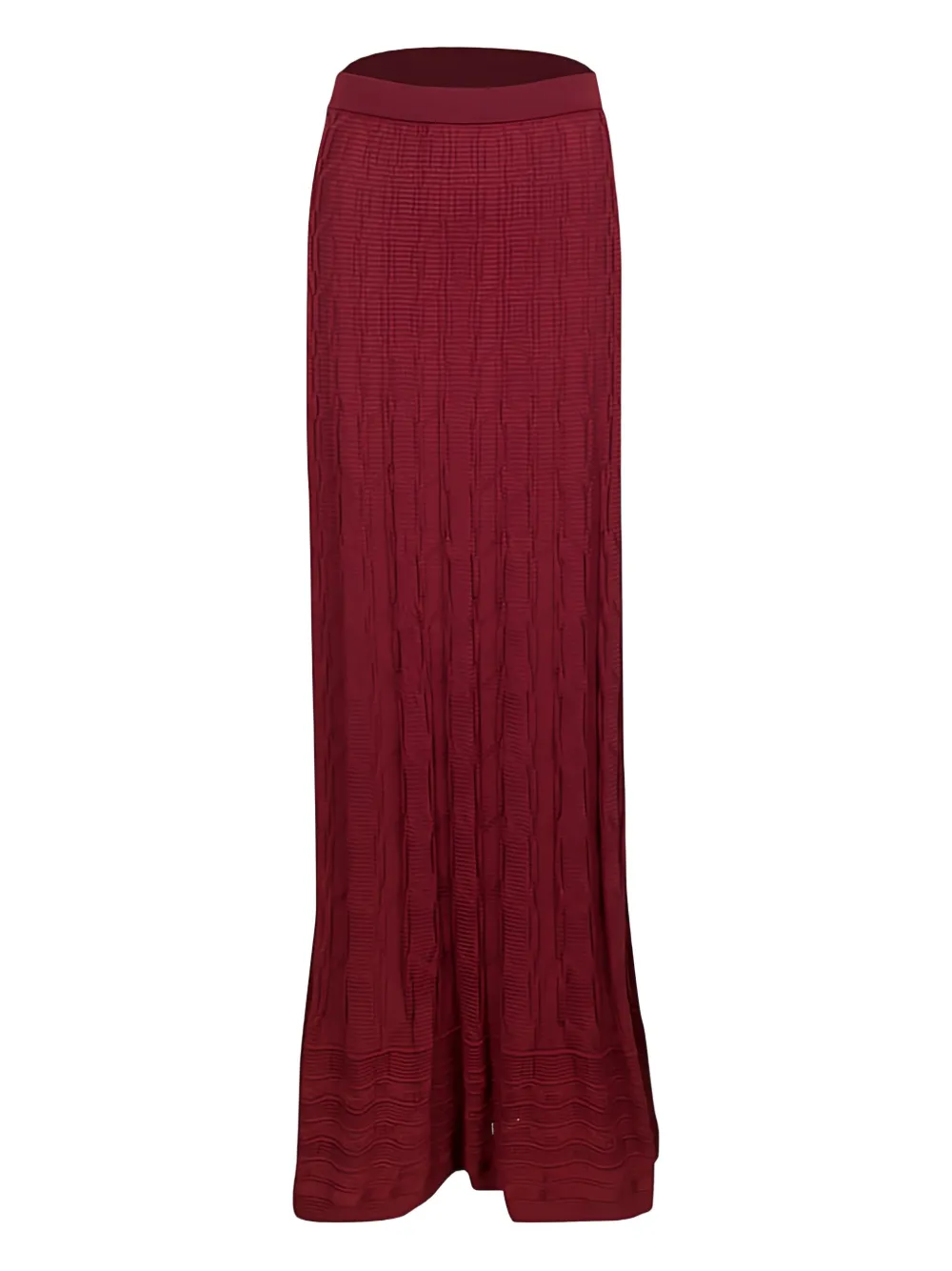 Missoni Pre-Owned Gonna con motivo jacquard 2024 - Rosso