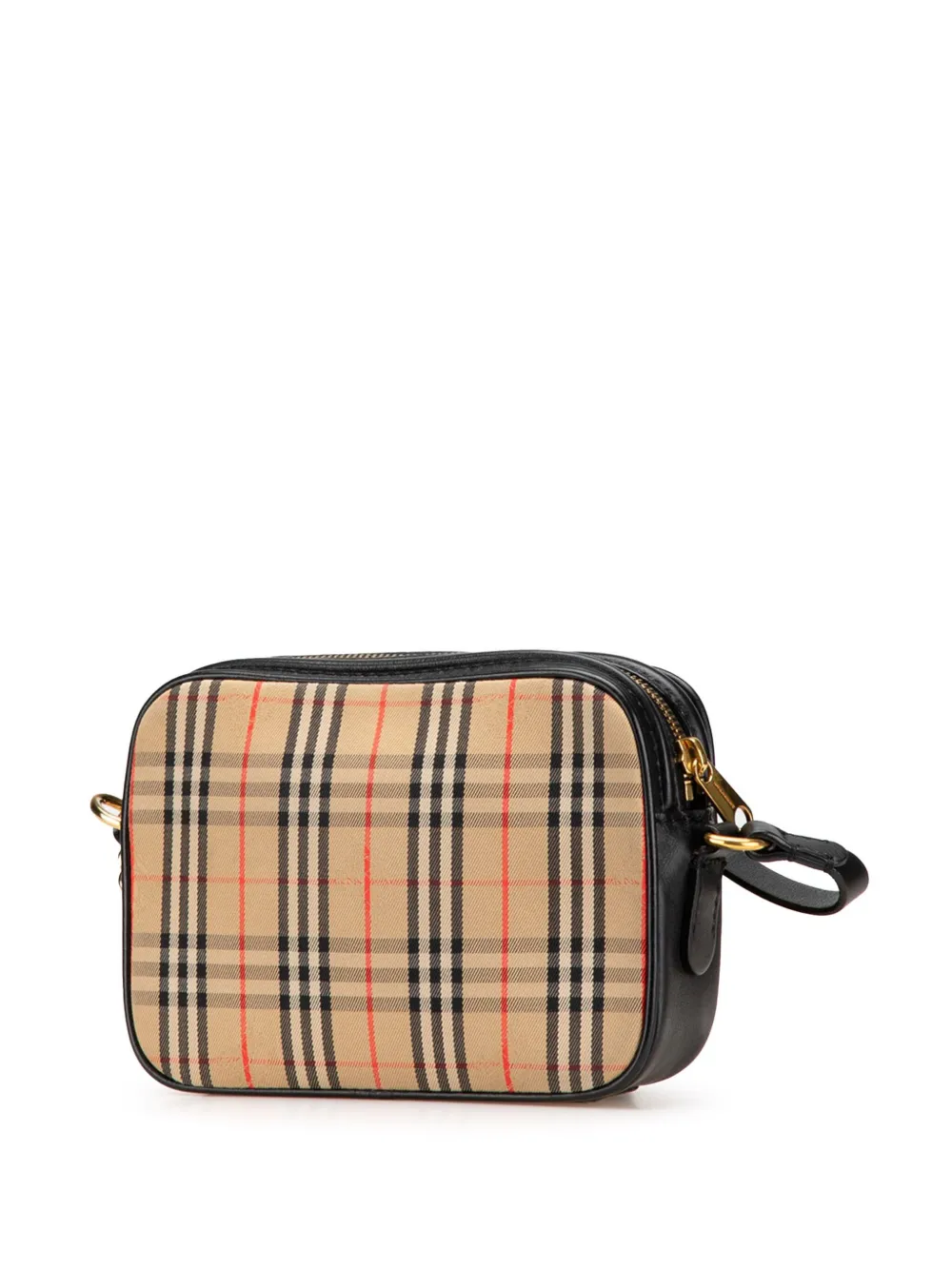 Pre-owned Burberry 2000-2017 Haymarket Check Canvas 1983 Link Crossbody Bag