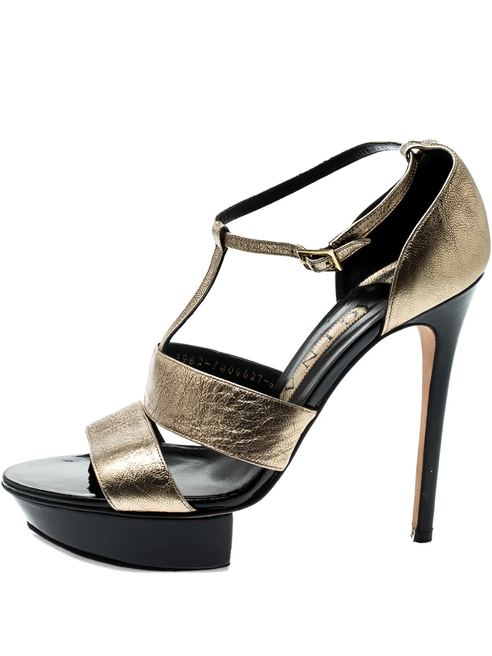 pre-owned 130mm platform stiletto sandals