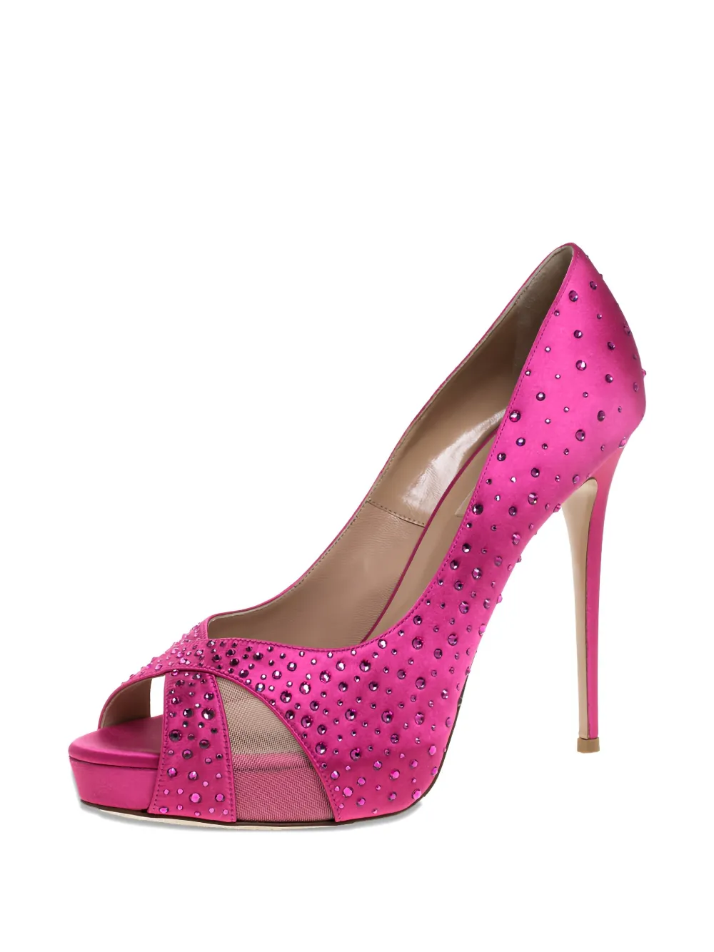 Valentino Garavani Pre-Owned 130 mm pumps verfraaid met kristallen - Roze
