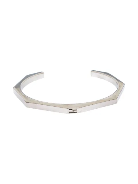Fendi Pre-Owned FF-logo open-cuff bracelet