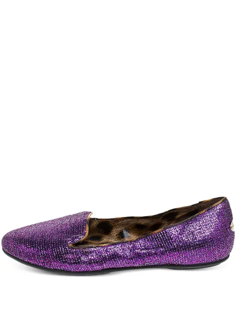 Roberto Cavalli Vintage glitter loafers