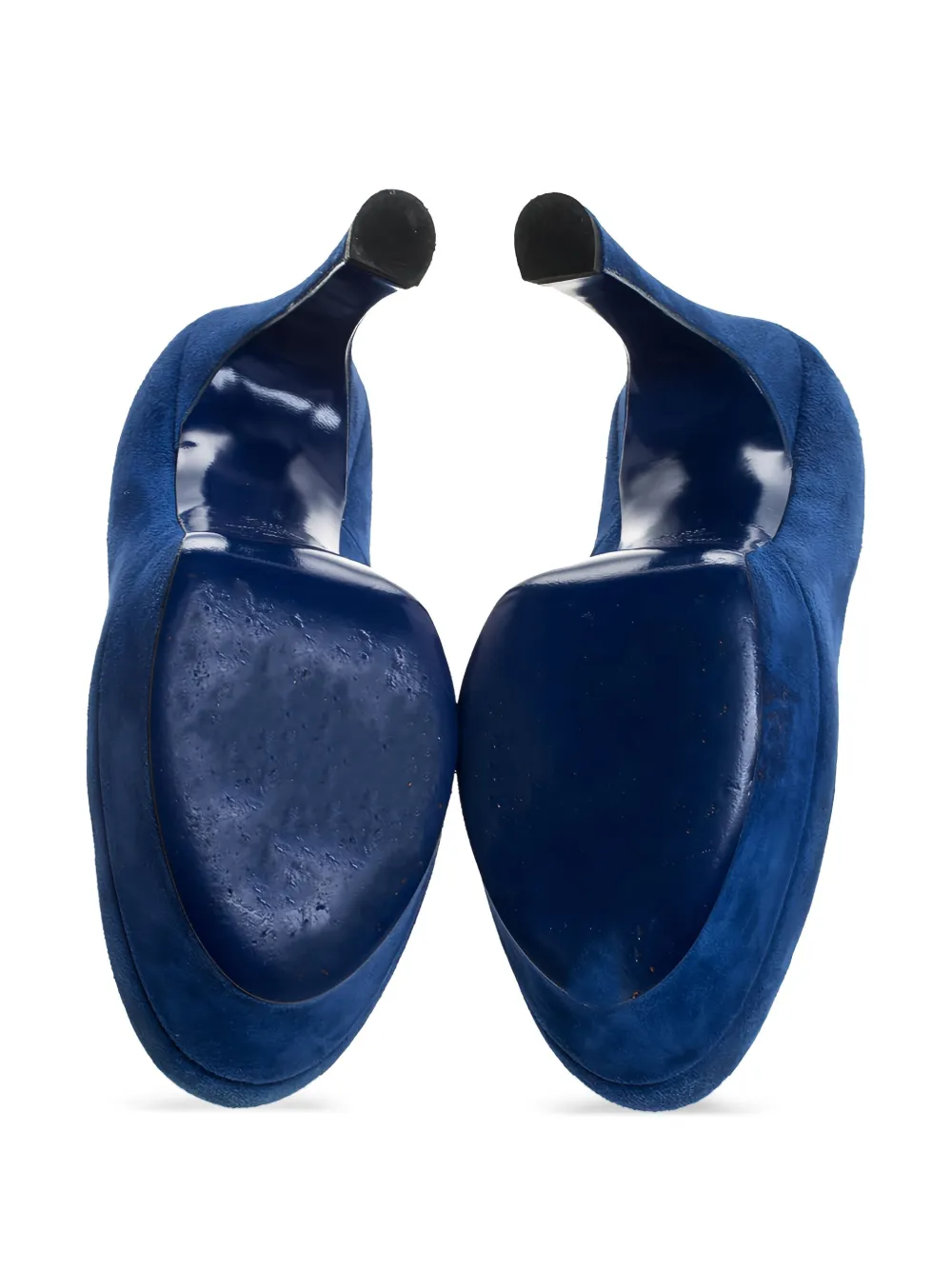 Saint Laurent Pre-Owned 140 mm Palais pumps met plateauzool - Blauw