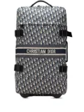 Christian Dior Pre-Owned 2018-2024 Small Oblique Canvas Diortravel Suitcase travel bag - Blue