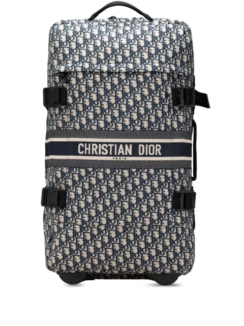 Christian Dior Pre-Owned 2018-2024 Small Oblique Canvas Diortravel Suitcase travel bag