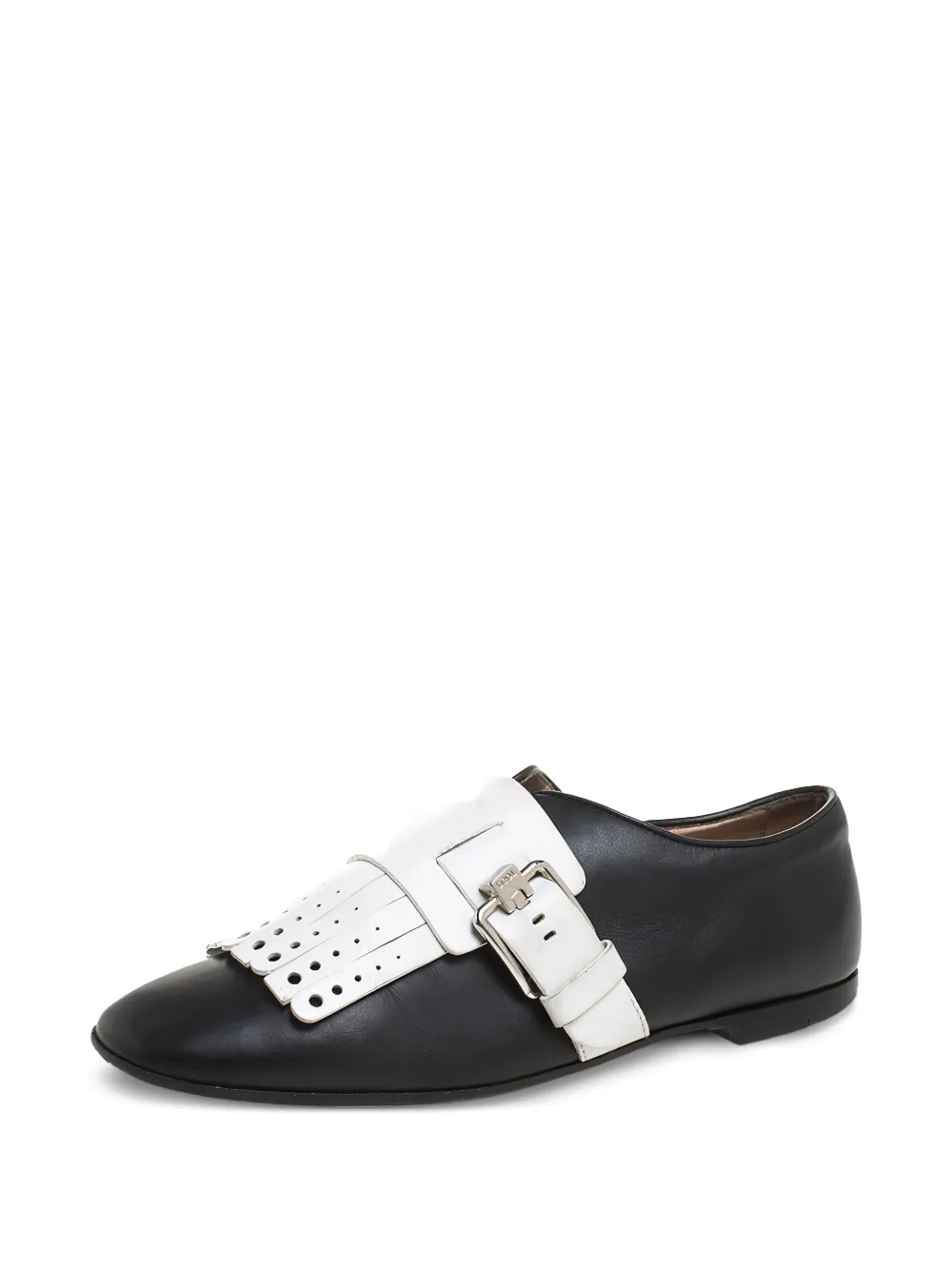 Tod's Vintage Ballerina's met franje gesp - Zwart