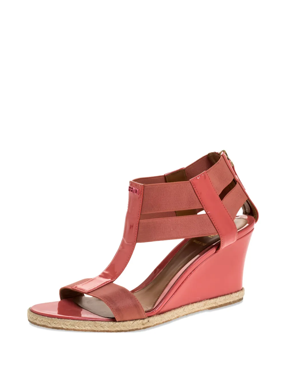 Fendi Pre-Owned Lakleren sandalen - Roze