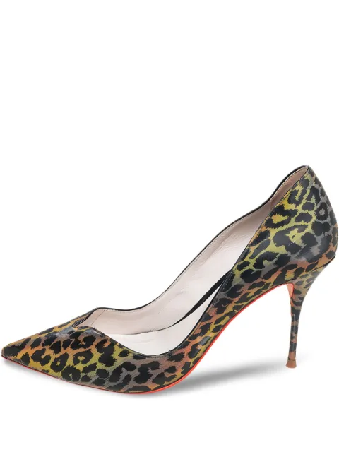 Sophia Webster escarpins pre-owned 95 mm à imprimé léopard