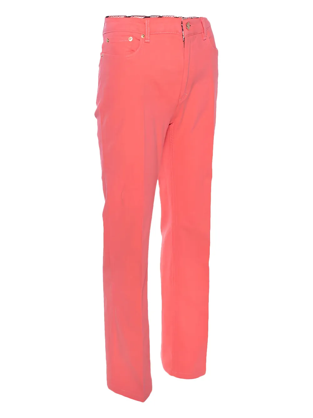 Roberto Cavalli Vintage pre-owned logo-plaque five-pocket trousers | Straight-Leg Pants | Image 2