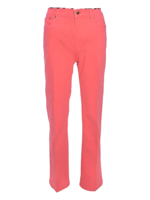 Roberto Cavalli Vintage pre-owned logo-plaque five-pocket trousers