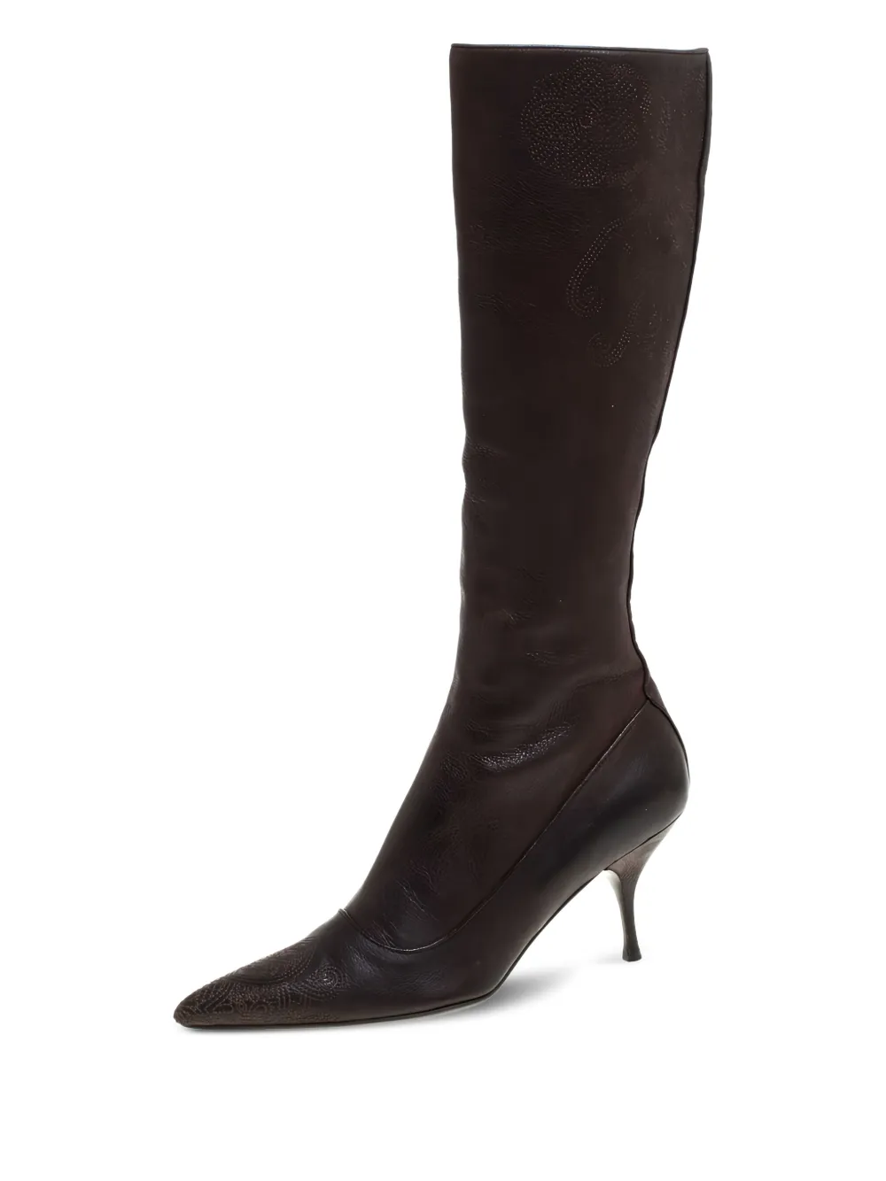 Prada Pre-Owned leather knee-high boots | Knee-High Boots | Image 2