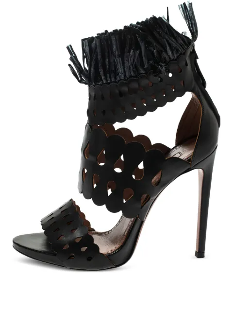 Alaïa Pre-Owned Sandalen mit Laser-Cuts