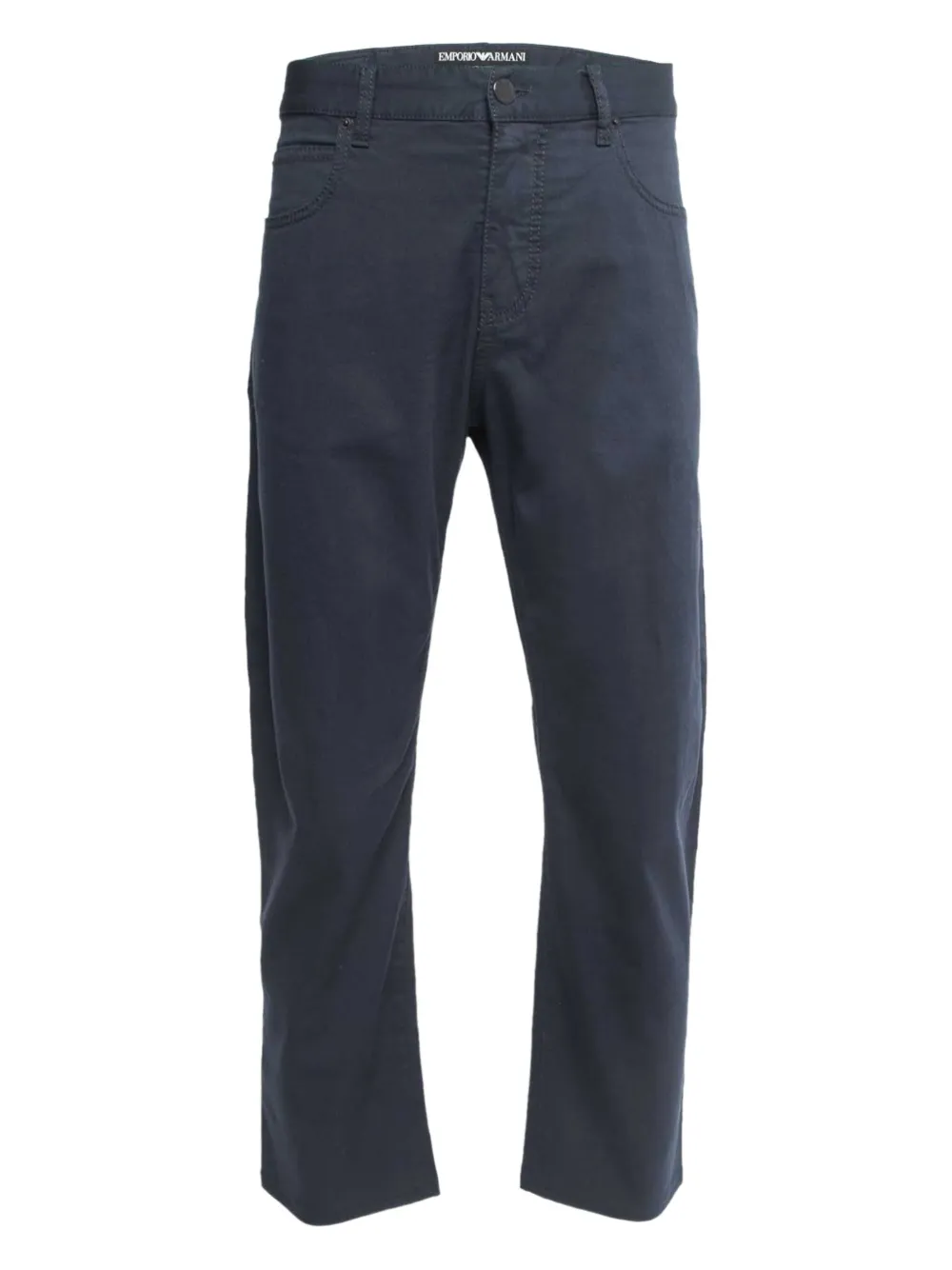 Emporio Armani Pre-Owned cotton chinos | Blue | Image 1