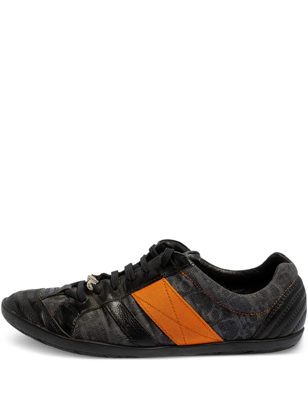 Christian Dior Pre-Owned レザースニーカー - ブラック Christian Dior Pre-Owned レザースニーカー - ブラック