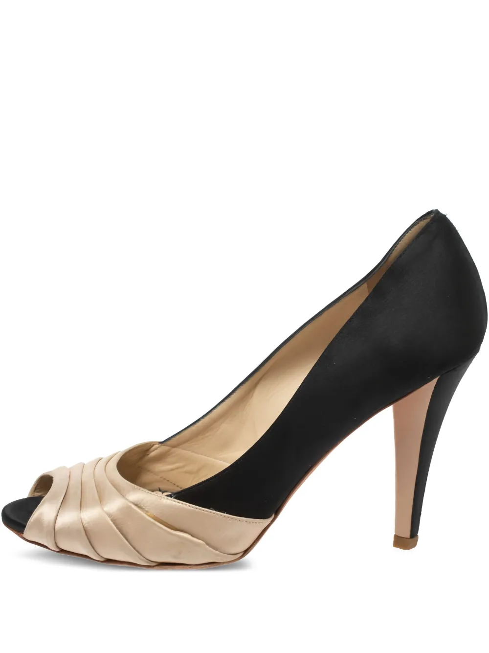 Oscar de la Renta Pre-Owned 95mm peep-toe heeled pumps | Black | Image 1