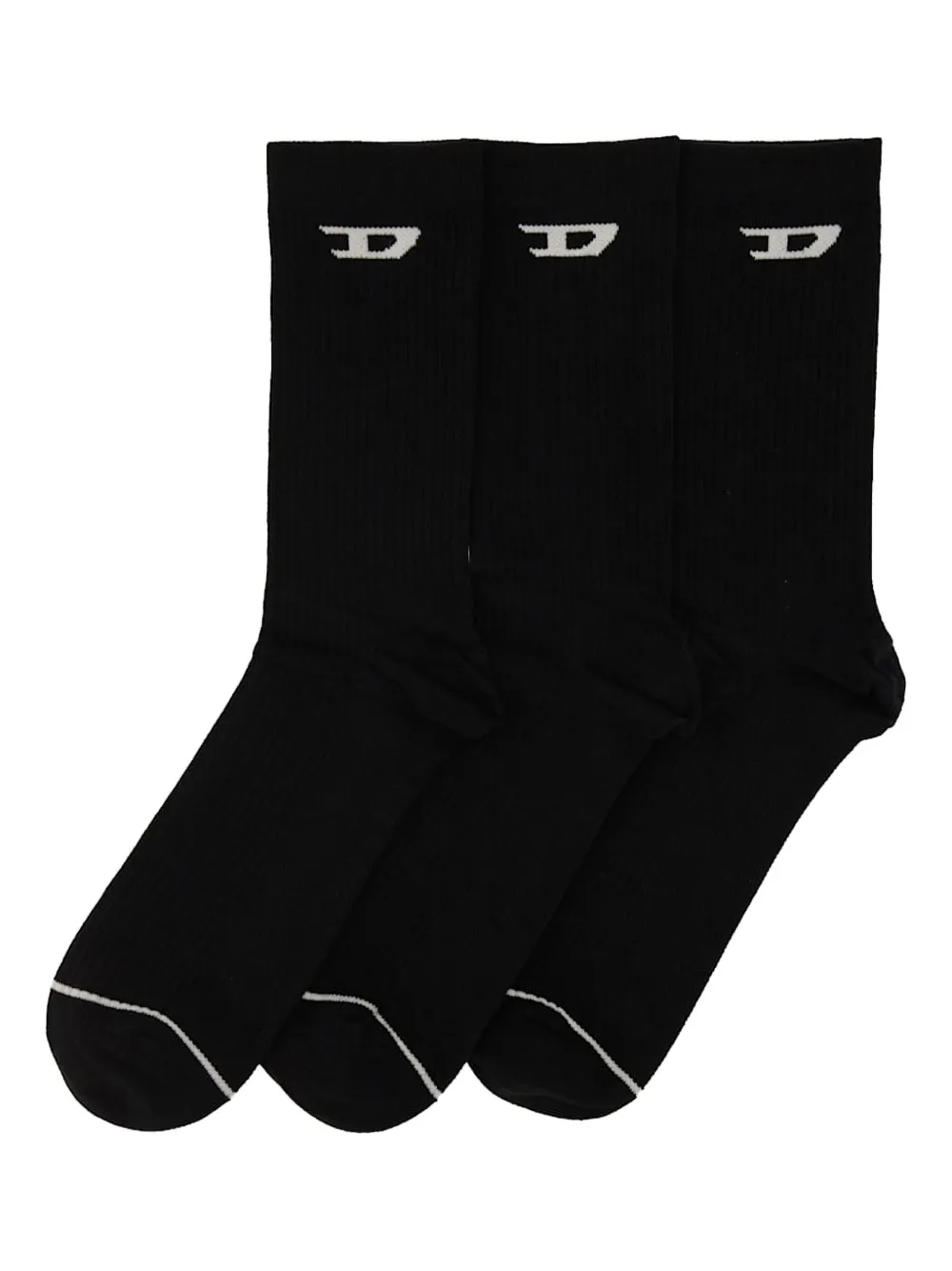 Diesel ribbed socks Zwart