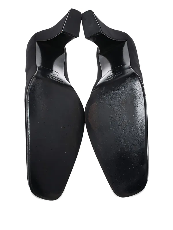 PRADA Sport メリージェーン パンプス ストラップ付き Prada Pre-Owned メリージェーン パンプス 95mm | ブラック | FARFETCH JP