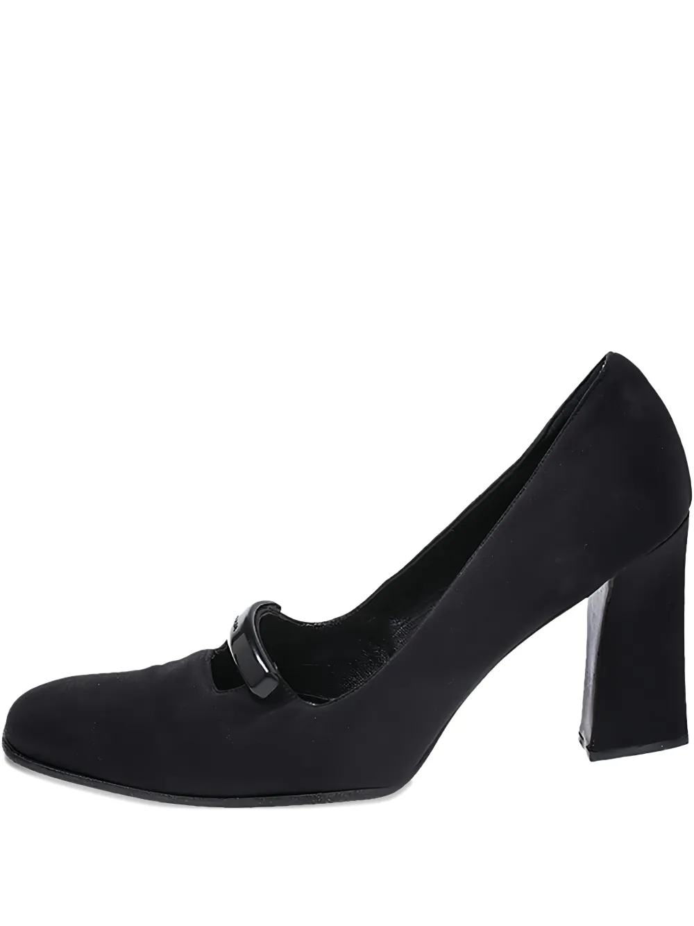 Prada Pre-Owned 95mm Mary Jane pumps - ブラック Prada Pre-Owned 95mm Mary Jane pumps - ブラック