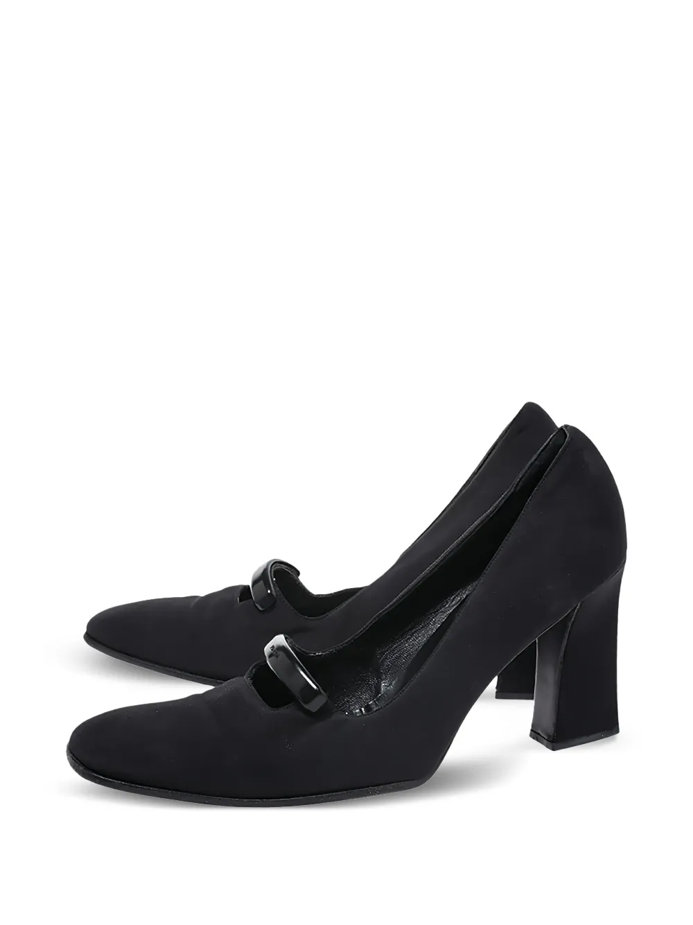 Prada Pre-Owned 95 mm Mary Jane pumps - Zwart
