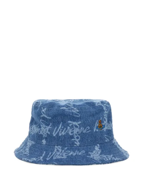 Vivienne Westwood Orb-embroidered bucket hat