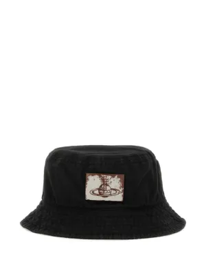 ハット VIVIENNE WESTWOOD Woman Hat Blue 81020009W014I K306 ヴィヴィアン ウエストウッド Vivienne Westwood 帽子 バケハ