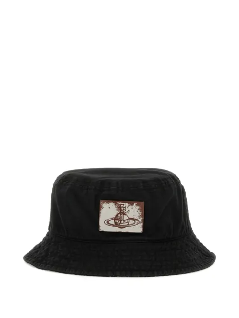Vivienne Westwood logo cotton bucket hat