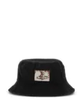 Vivienne Westwood logo cotton bucket hat - Black