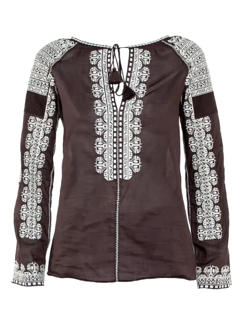 Tory Burch embroidery cotton blouse
