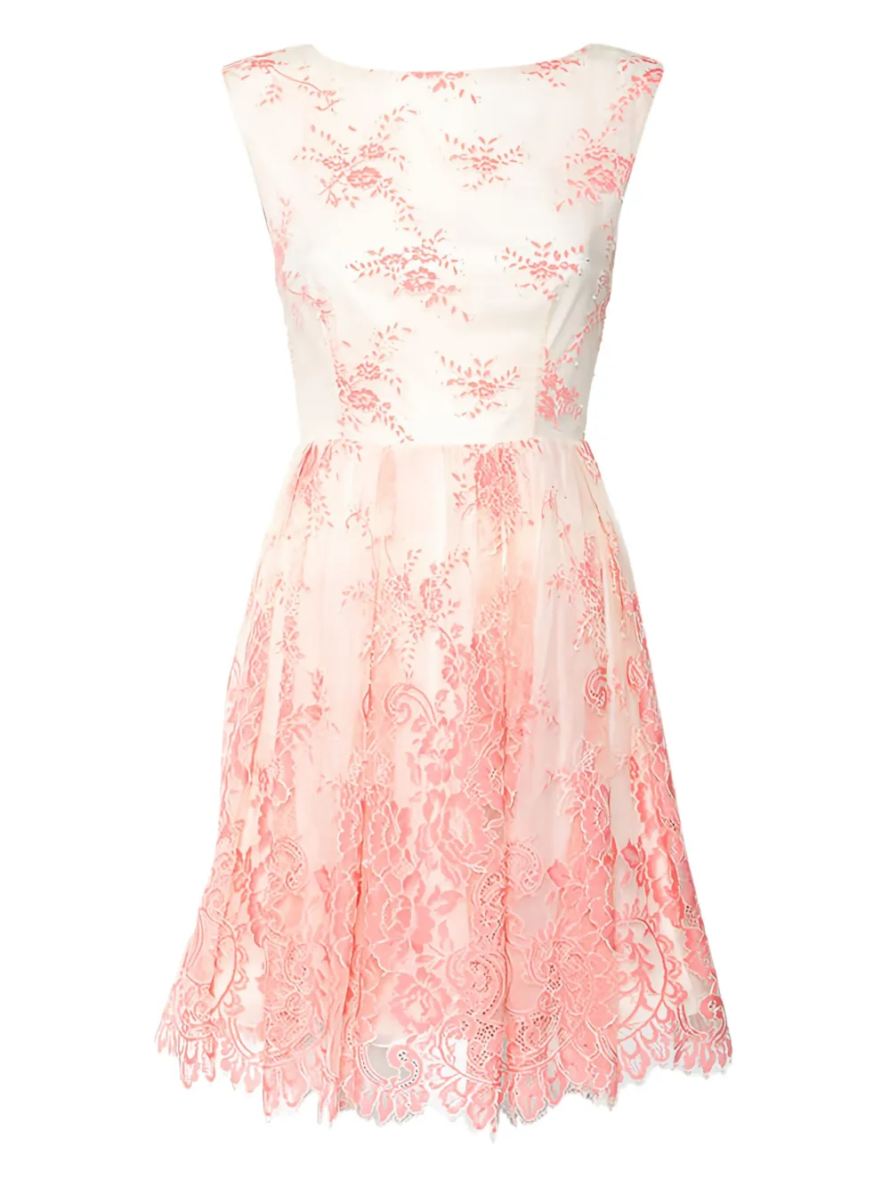 alice + olivia Pre-Owned floral-lace mini dress | Pink | Image 1
