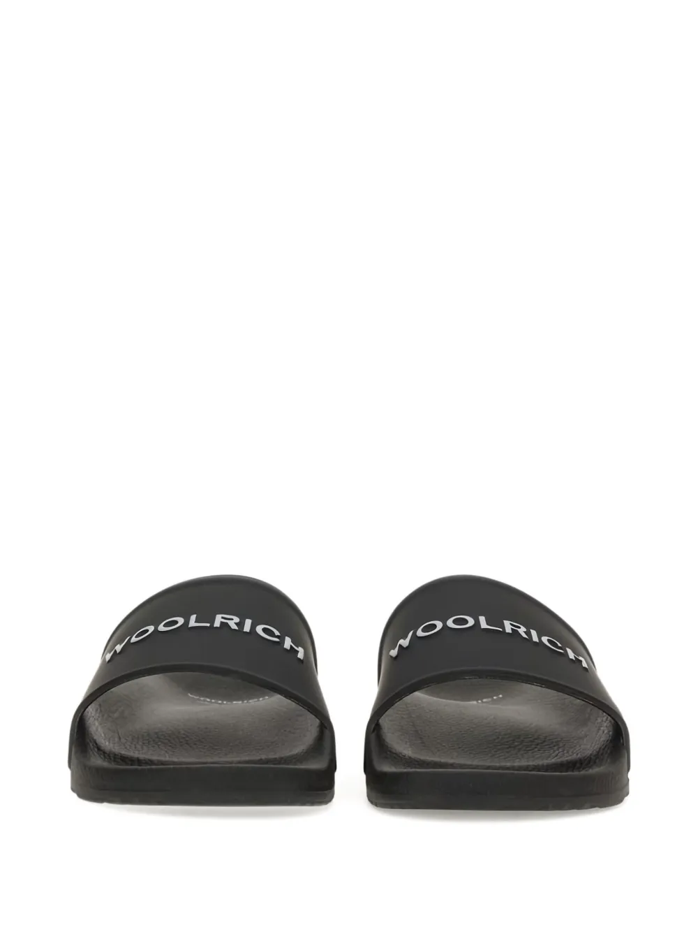 Woolrich logo-print slides Black