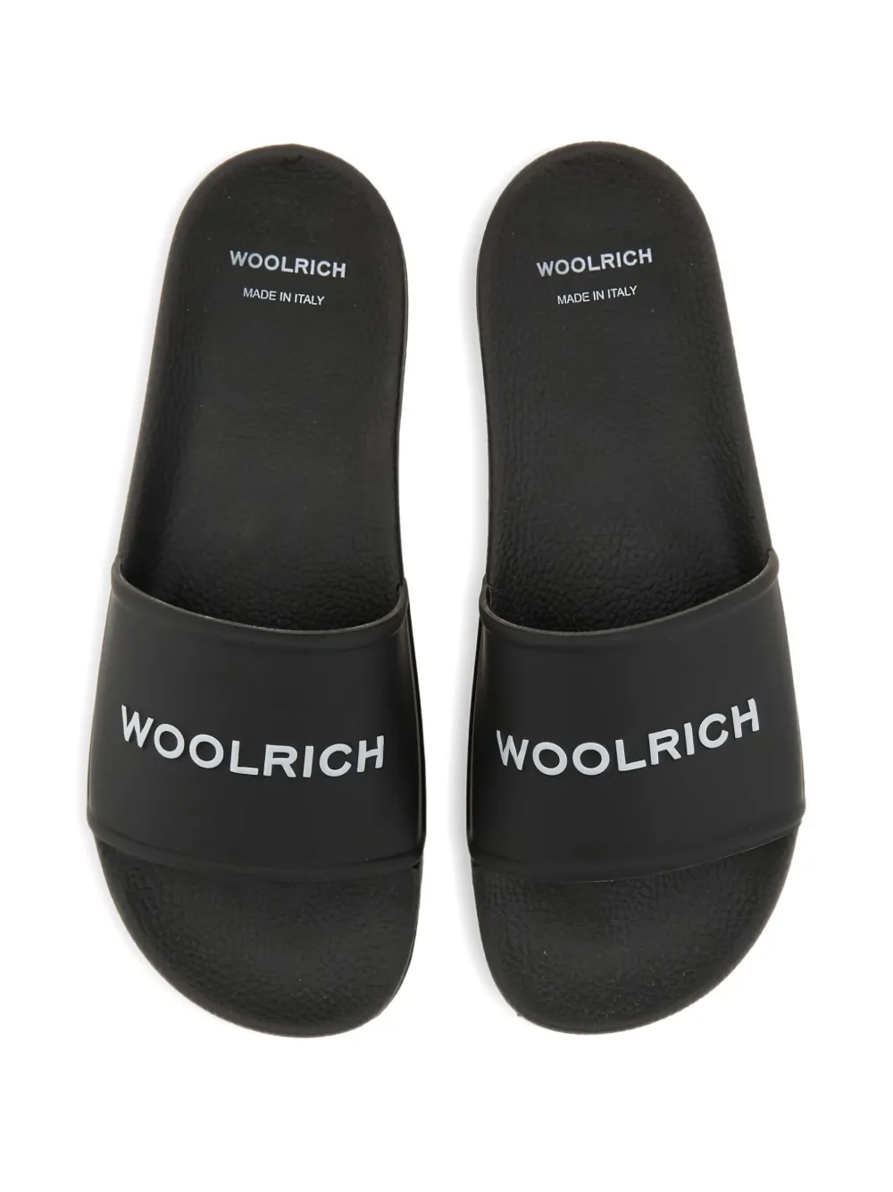 Woolrich logo-print slides Black