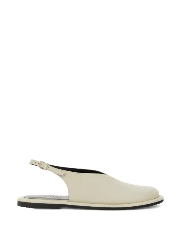 Studio Nicholson Buckle-detail Ballet Flats in Neutrals