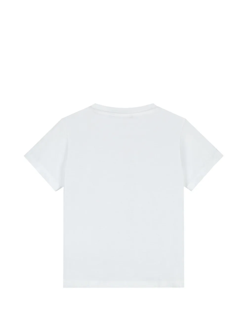 Balmain Kids T-shirt met knoopdetail Wit