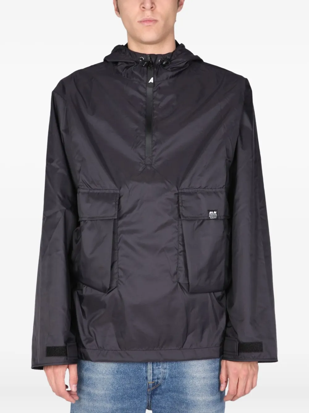 ArkAir half-zip pocket jacket Zwart