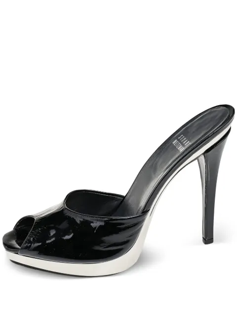 Stuart Weitzman pre-owned 120mm peep-toe platform heels