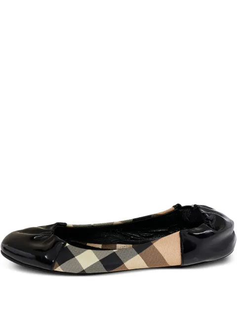 Burberry Pre-Owned Nova Check ballet flats