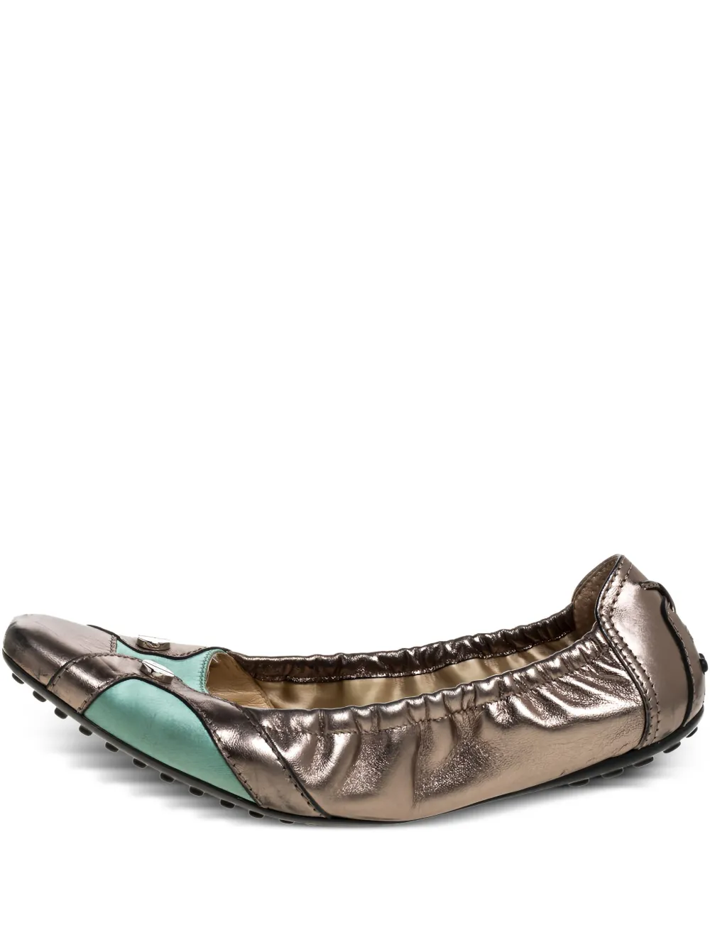 Tod's Vintage レザーフラットシューズ - ブラウン Tod's Vintage レザーフラットシューズ - ブラウン