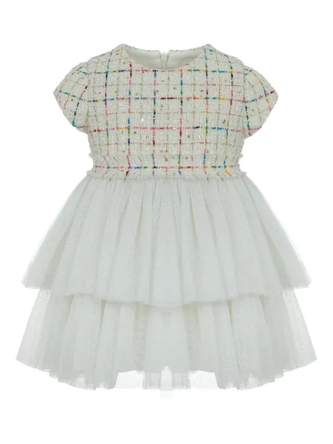 Lapin House sequin-embellished tweed dress