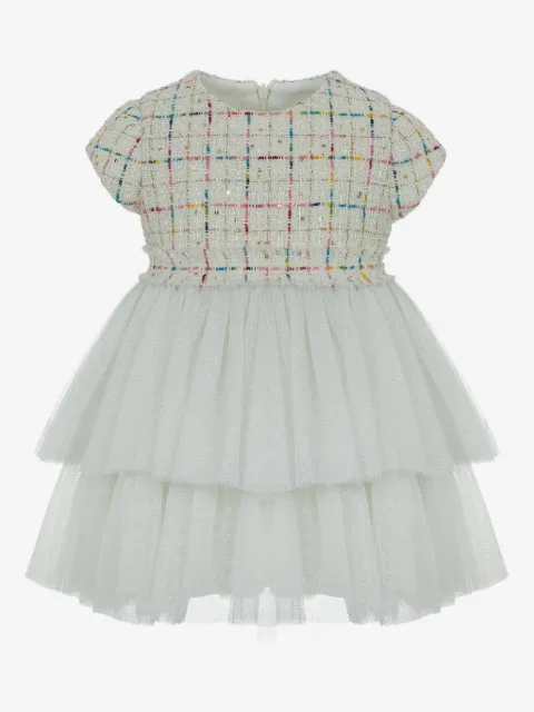 Lapin House sequin-embellished tweed dress