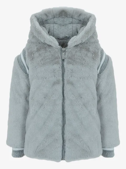 Lapin House hooded faux-fur jacket