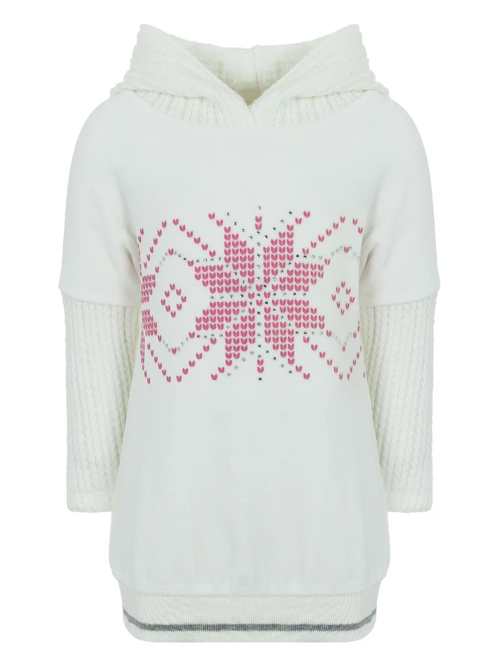 Lapin House robe à capuche | blanc | Image 1