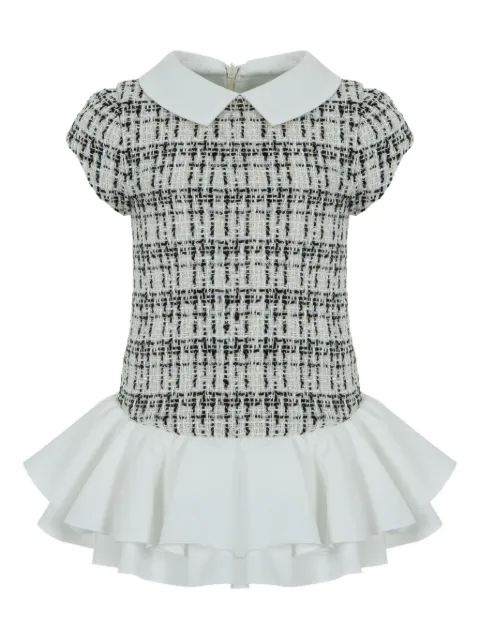 Lapin House tweed ruffled dress