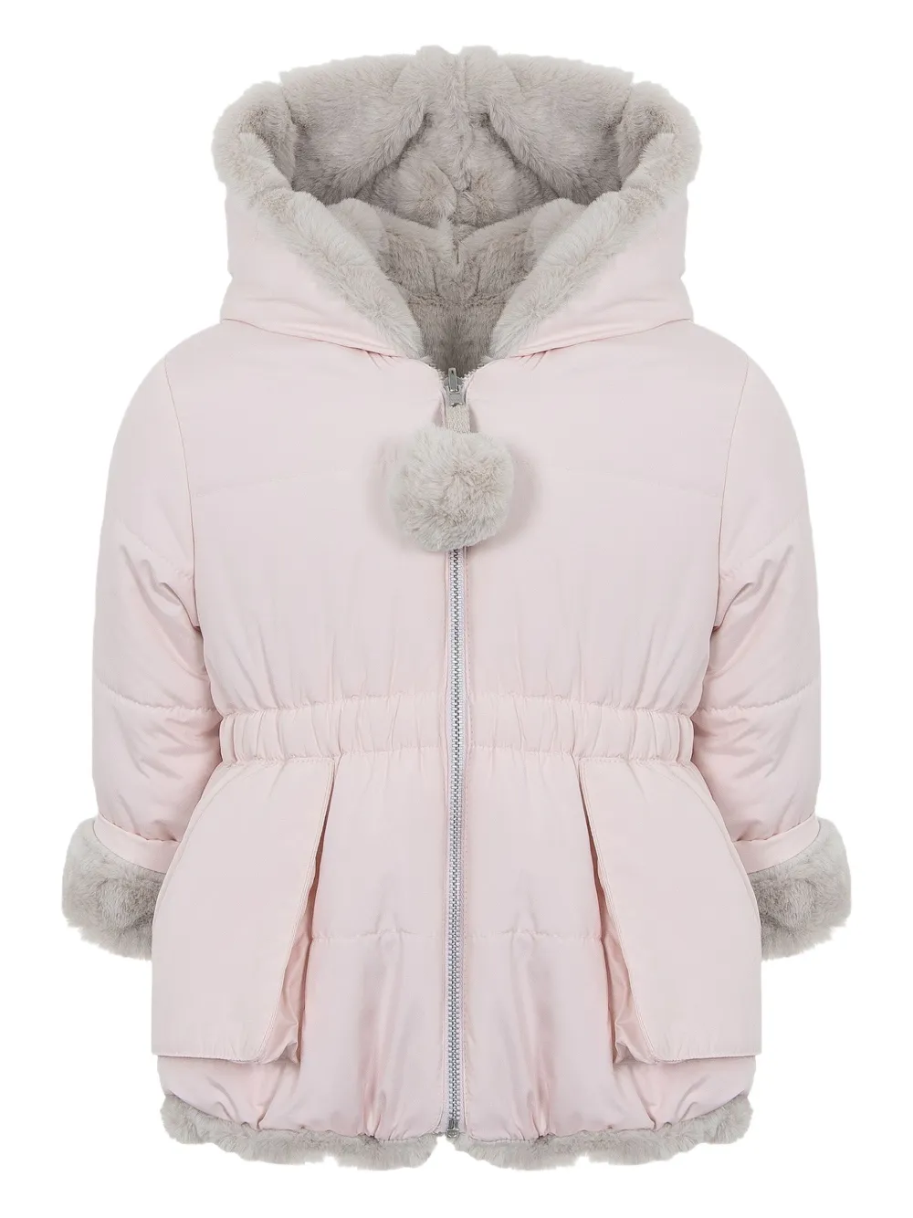 Lapin House Giacca reversibile con cappuccio - Rosa