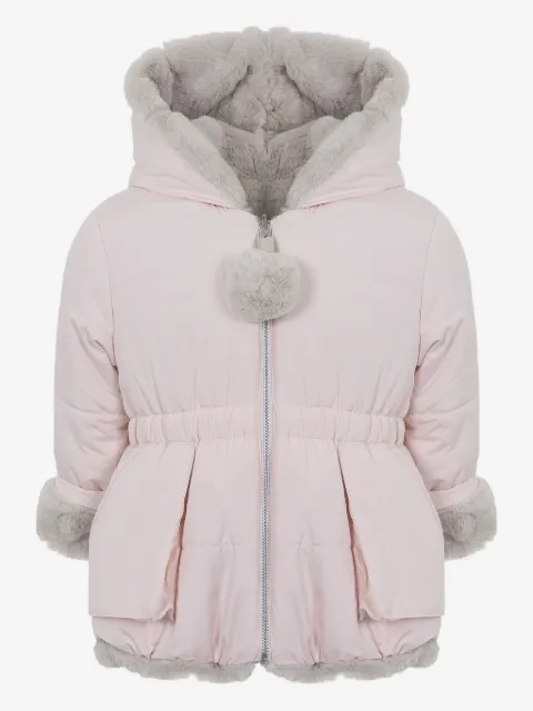 Lapin House hooded reversible jacket