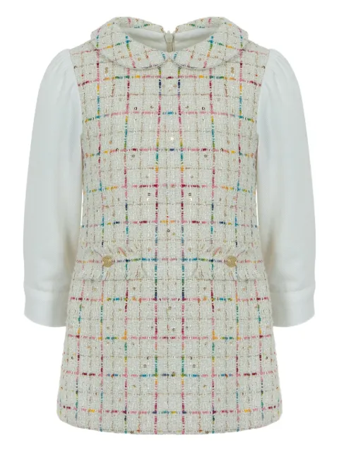 Lapin House tweed embellished dress
