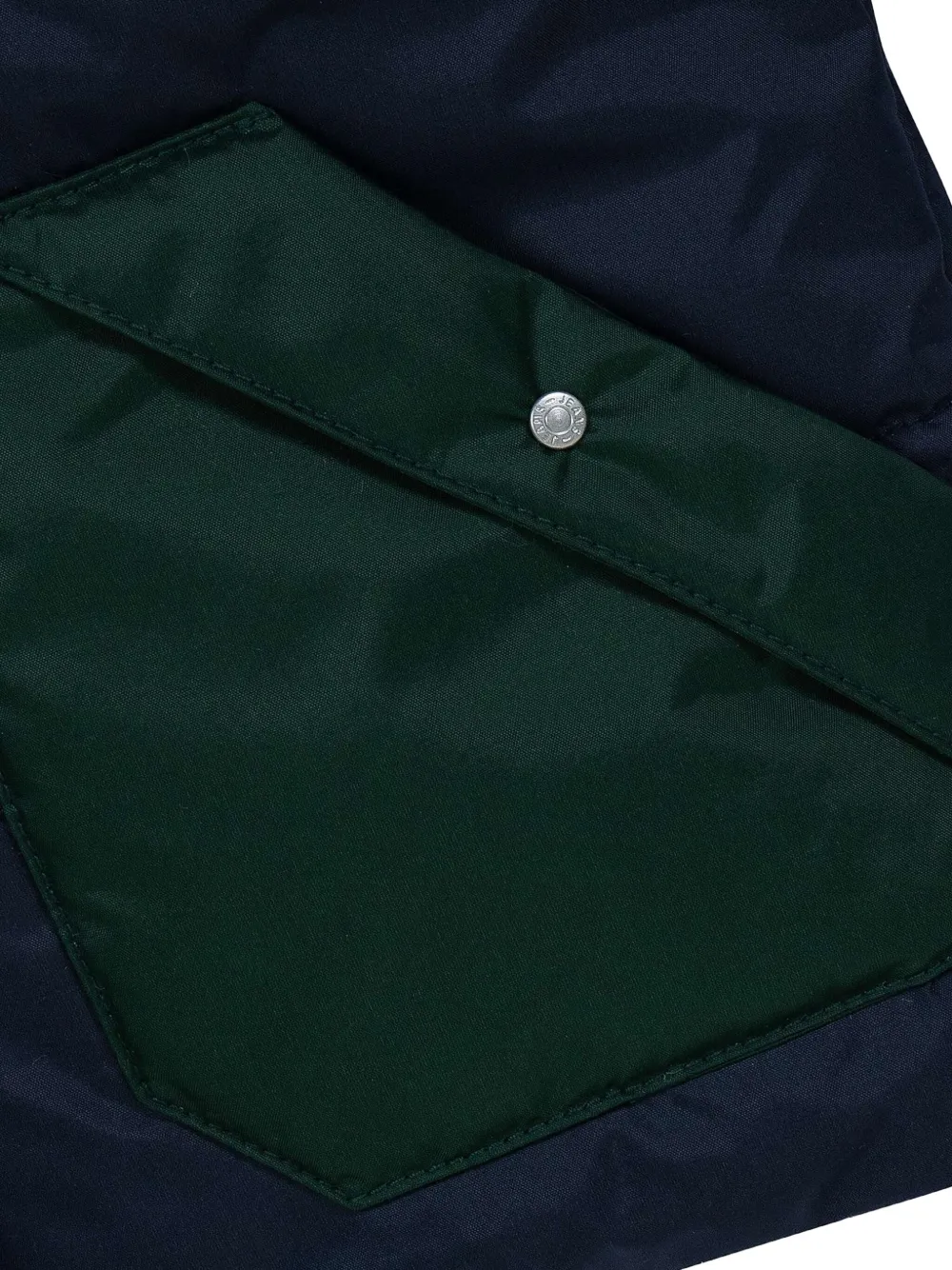 Lapin House Quilted Panelled Jacket In Blue